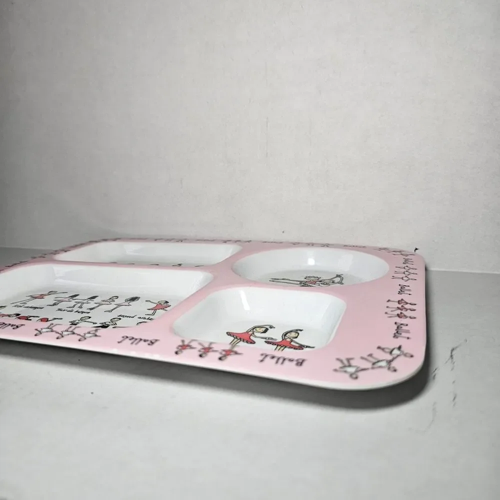 Baby Cie Ballerina Styled Melamine Sectioned Plate